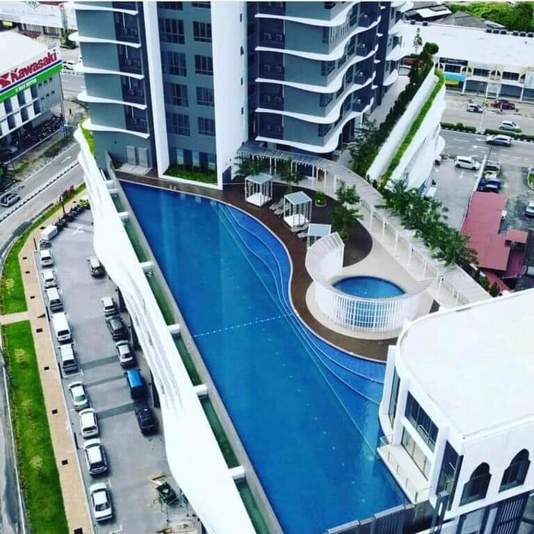 Izz'Man Homestay Level 33 Troika 哥打巴鲁 外观 照片